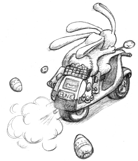 easter bunny cartoon no ears. Filed in unnies, stuff