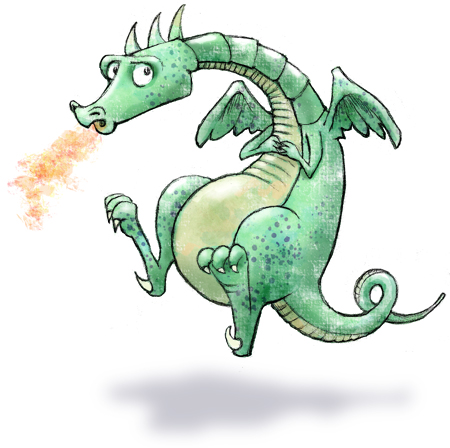 Dragon Fire Cartoon