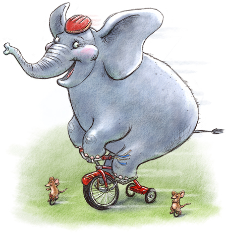 elephant on wheels450