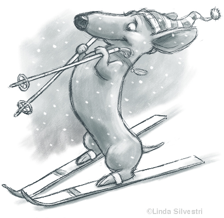 weiner dog ski 450
